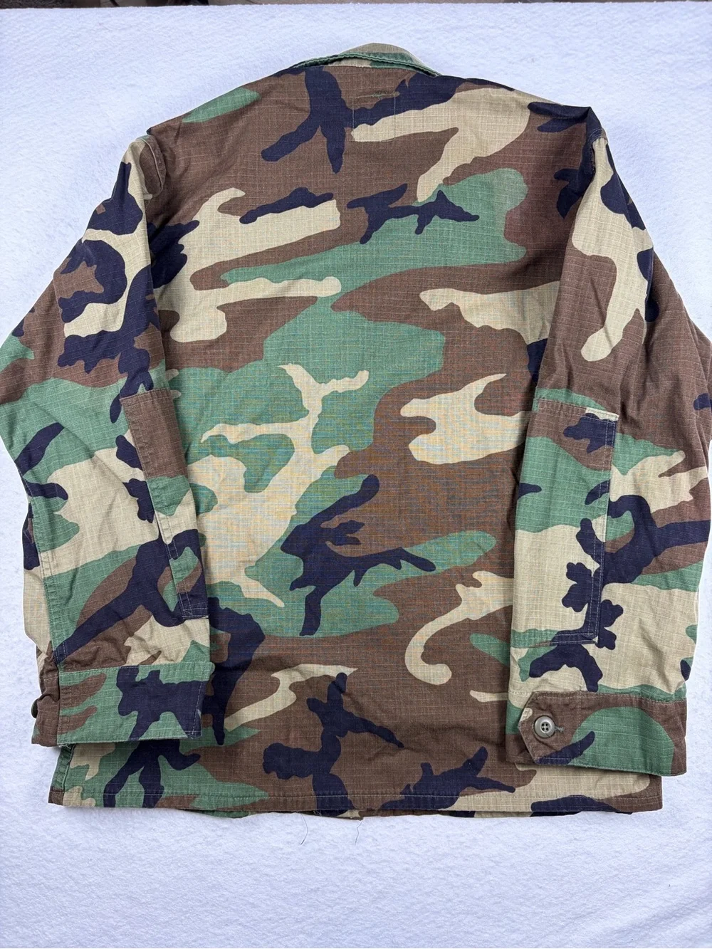 U.S. Army Woodland Camo Field Jacket - Green, Brown, Black, Tan‎